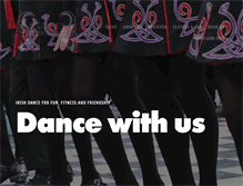 Tablet Screenshot of murrayirishdance.com